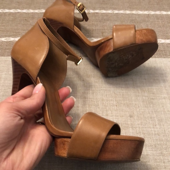 Tory Burch Amina Leather Platform heels - Picture 3 of 12